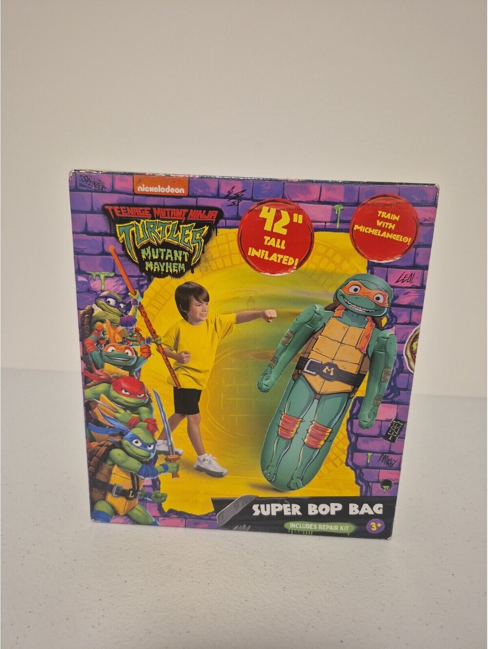 Teenage Mutant Ninja Turtles Mutant Mayhem Super Bop Bag 42" Michelangelo